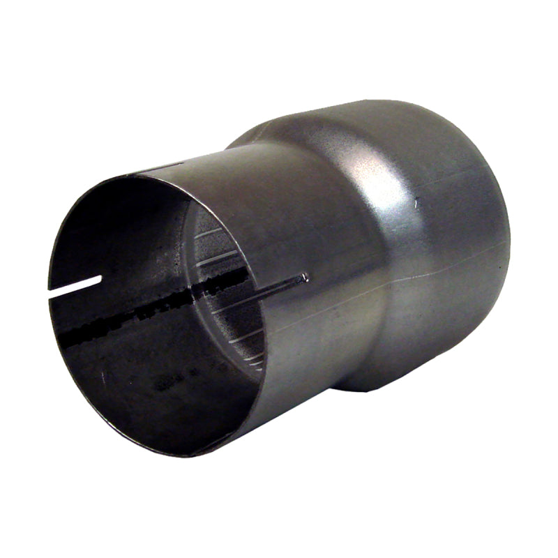 MBRP universal aluminized steel exhaust adapter transitioning from a 4-inch ID to a 5-inch OD opening.