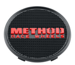 Method Race Wheels T080 Replacement Center Cap - 107mm Snap-In - Red Logo