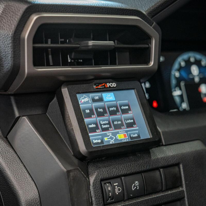 sPOD BantamX Touchscreen Vehicle Accessory Control Kit for 2024-2026 Toyota Tacoma