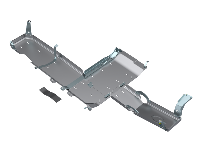 Artec Industries Jeep Wrangler JL Sahara 2018-2020 4-Door Aluminum Full Bellypan with Oil Door (3.6L)