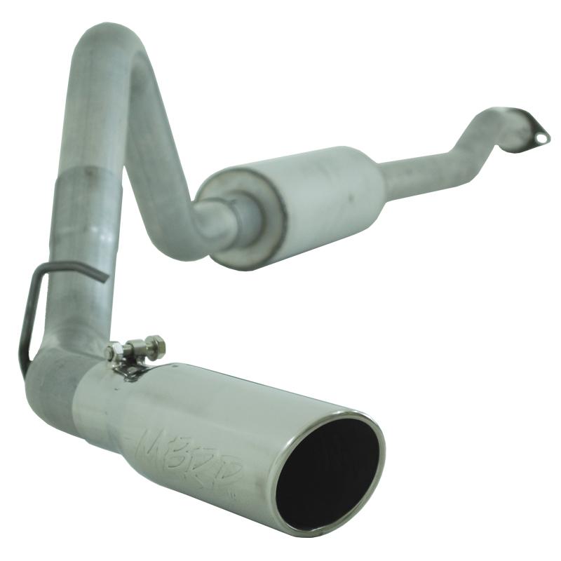 MBRP Armor Lite Series aluminized steel single side exit cat-back exhaust system