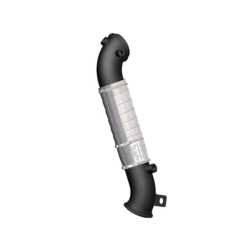 MBRP 3-inch black coated turbo downpipe for 2011-2015 GM 6.6L Duramax diesel engines