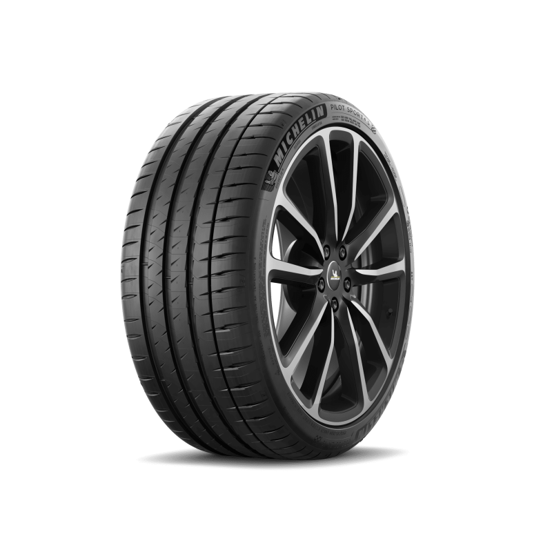 Michelin Pilot Sport 4 S 245/35ZR20 tire showing high-performance tread pattern and sidewall specifications.