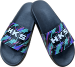 HKS Oilcolor Lifestyle Sandals, Official HKS Splash Pattern Footwear, Size XL