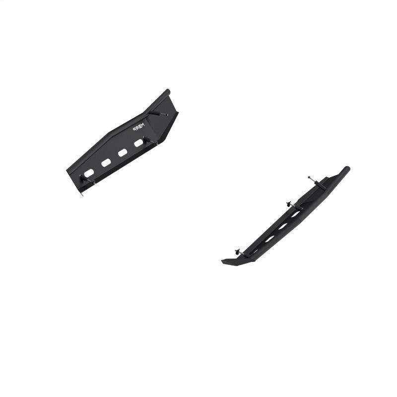 MBRP black powder-coated 13-gauge steel heavy duty rock sliders for 2024-2026 Can-Am Maverick R.