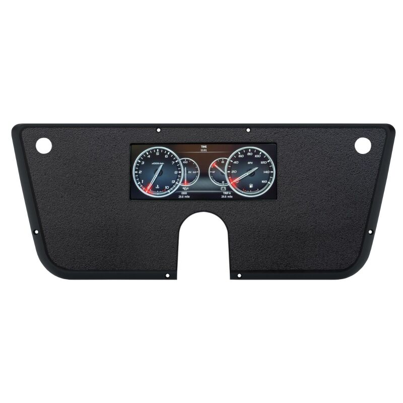 AutoMeter InVision 8.8-inch digital dash instrument system in a black mounting panel for 1967-1972 Chevrolet Trucks.