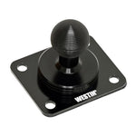 Westin Adventure Mount Accessory AMPS Compatible Base Mount with 20mm Ball (38mm x 30mm)