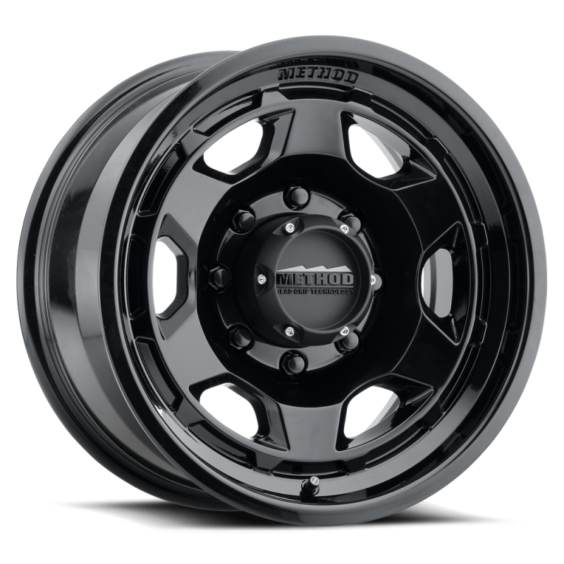 Method Race Wheels MR708 Bead Grip 17x8.5 6x5.5 0mm Offset 106.25mm CB - Gloss Black
