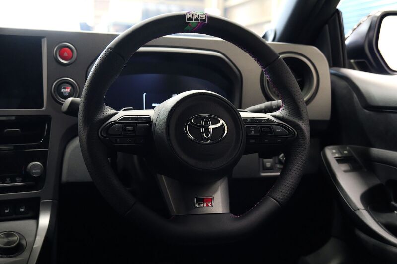 HKS Replacement Steering Wheel - Toyota GR Corolla (GZEA14H) & GR Yaris (GXPA16)
