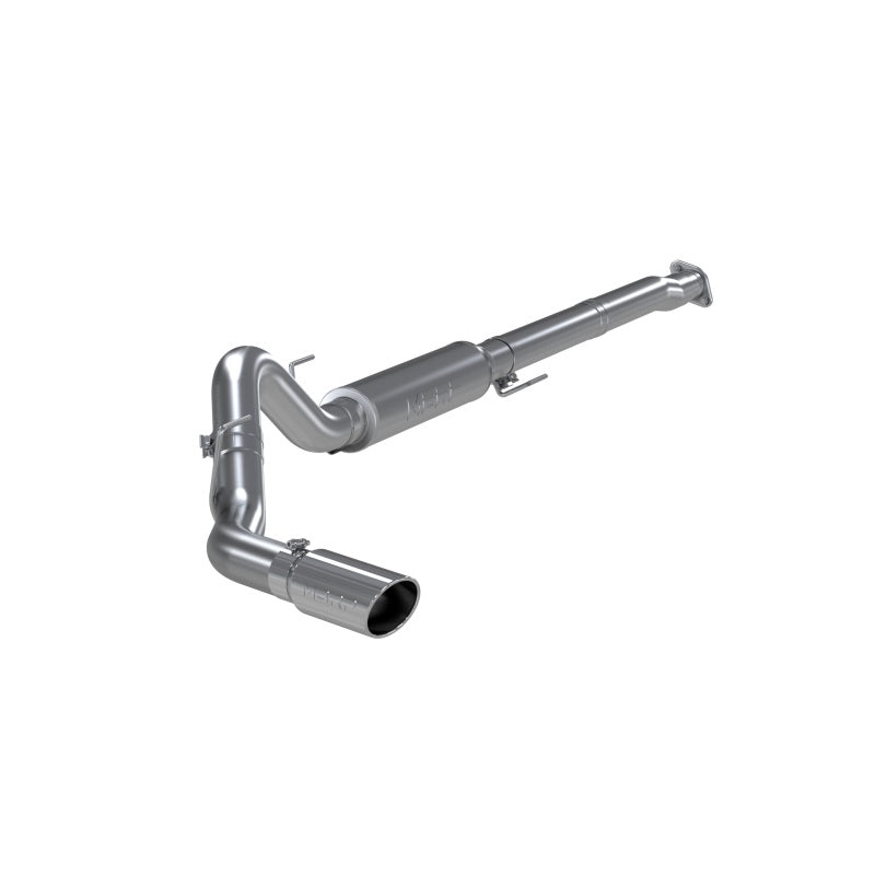 MBRP Armor Lite 4-inch aluminized steel cat-back exhaust system with polished tip for 2011-2014 Ford F-150.