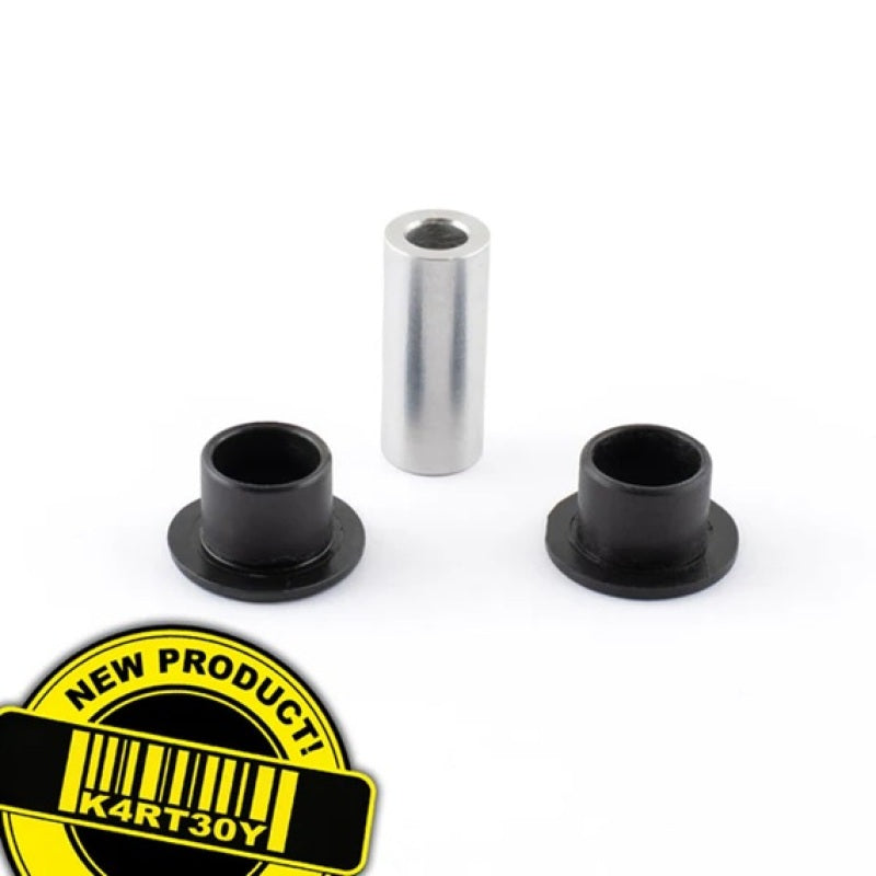Kartboy shifter pivot bushing kit for Subaru 5-speed manual transmissions featuring polyurethane bushings and short sleeves.