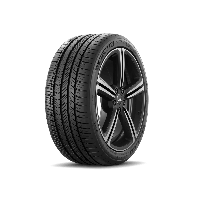 Michelin Pilot Sport A/S 4 all-season tire 255/35ZR20 showing asymmetric tread pattern and sidewall markings.