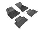 3D MAXpider Kagu Series Black All-Weather Floor Mats; Full Set for 2015-2026 Porsche Macan (95B)