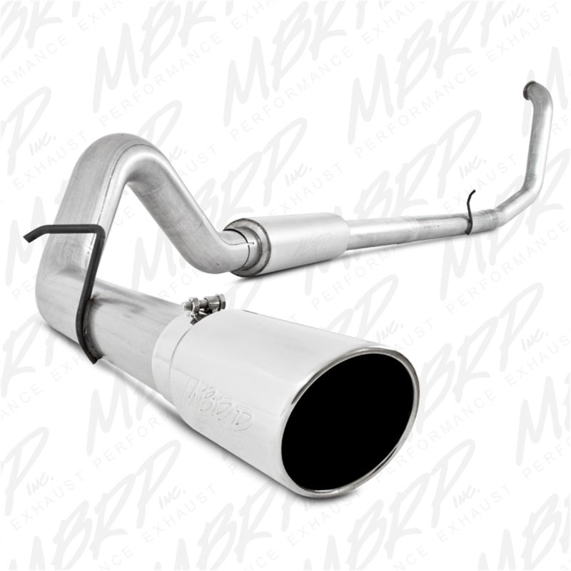 MBRP Armor Lite Series aluminized steel turbo-back single side exit exhaust system for 1999-2003 Ford Super Duty trucks.
