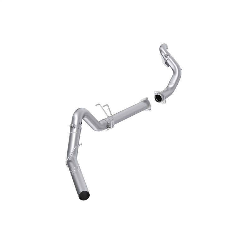 MBRP Armor Lite 4-inch aluminized steel filter-back exhaust system with downpipe and single side exit