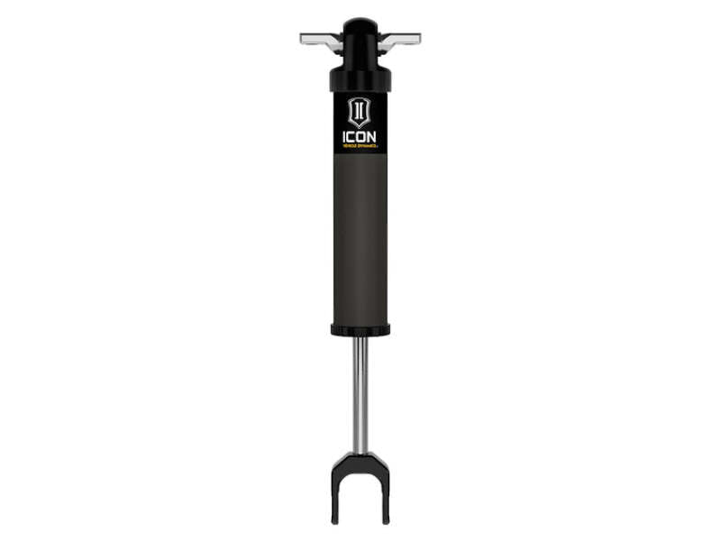 ICON V.S. 2.0 HD Series IR front shock absorber with hard-anodized aluminum body and forged mounting clevis.