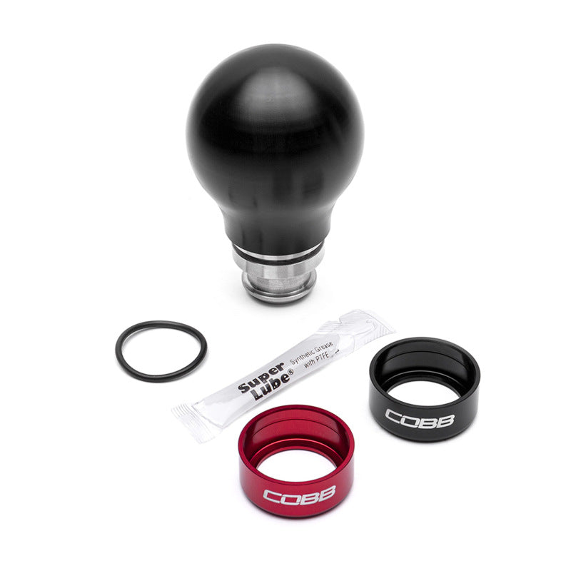 Cobb 5-Speed Short Weighted Shift Knob - Black for Select Subaru (211360-BK)
