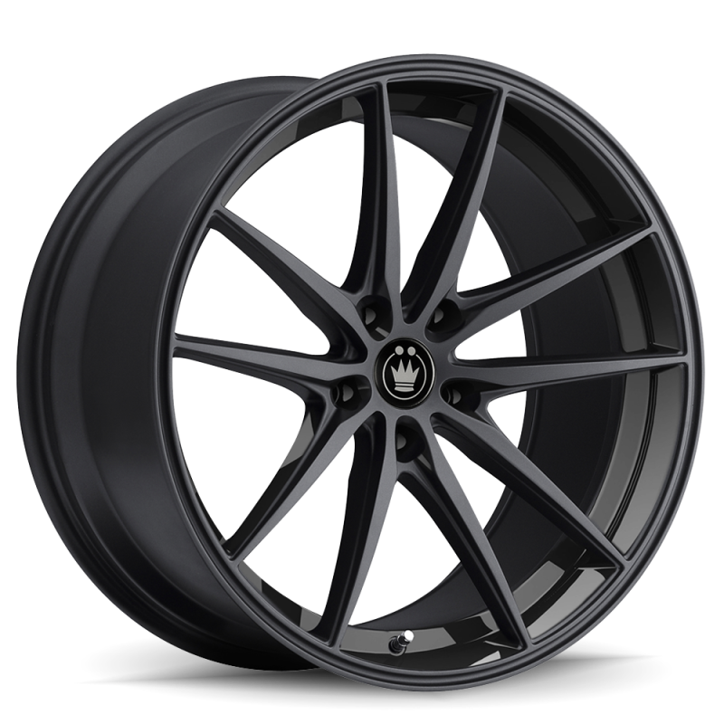 Konig Oversteer multi-spoke 19x8.5 wheel in Gloss Black finish