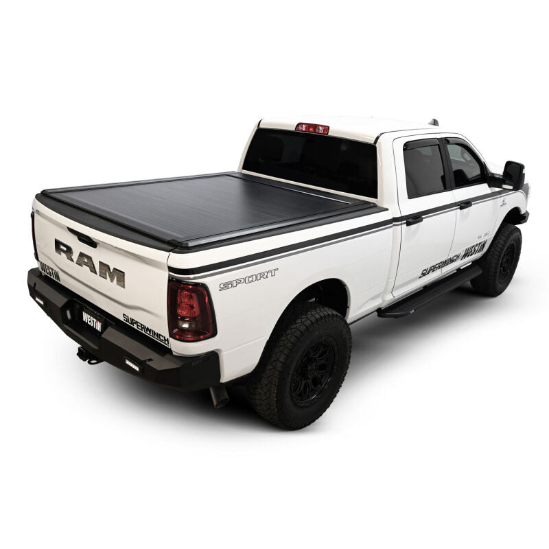 Westin Electric Retractable Tonneau Cover for 2019-2025 RAM 2500/3500 (6.4ft Bed) - Black
