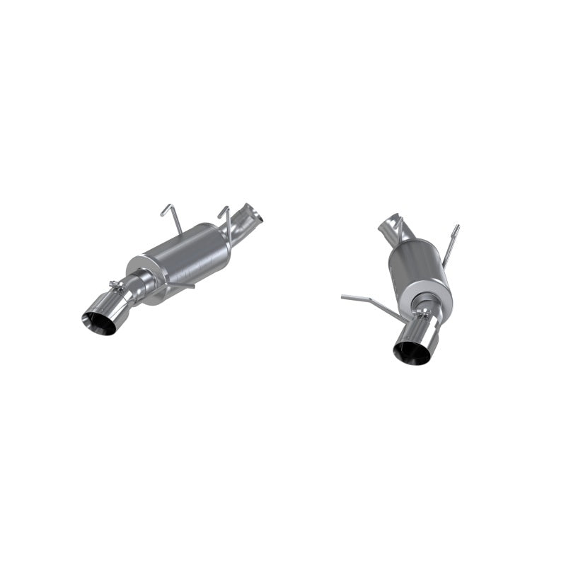 MBRP Armor Lite 3-inch aluminized steel axle-back exhaust system with dual mufflers and polished tips