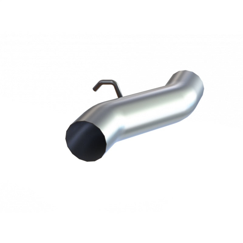 MBRP T409 stainless steel exhaust extension pipe and adapter for 2006-2007 GM heavy duty trucks.