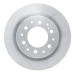 DFC G3000 iron rear brake rotor with a machined non-directional finish and internal cooling vanes.