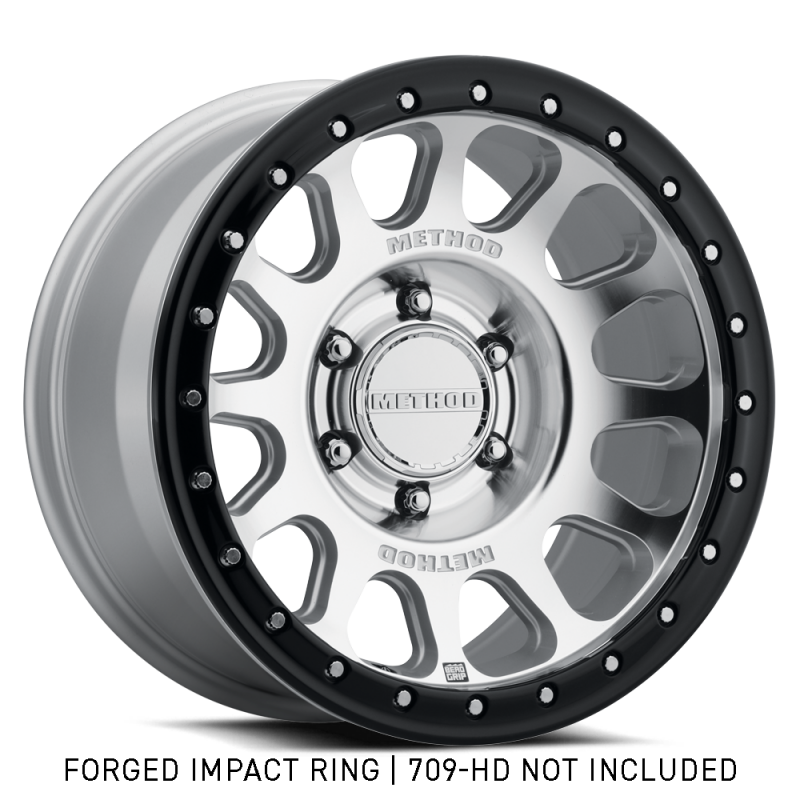 Method Race Wheels 20" Forged Beadlock Ring - Style 1 - Gloss Black
