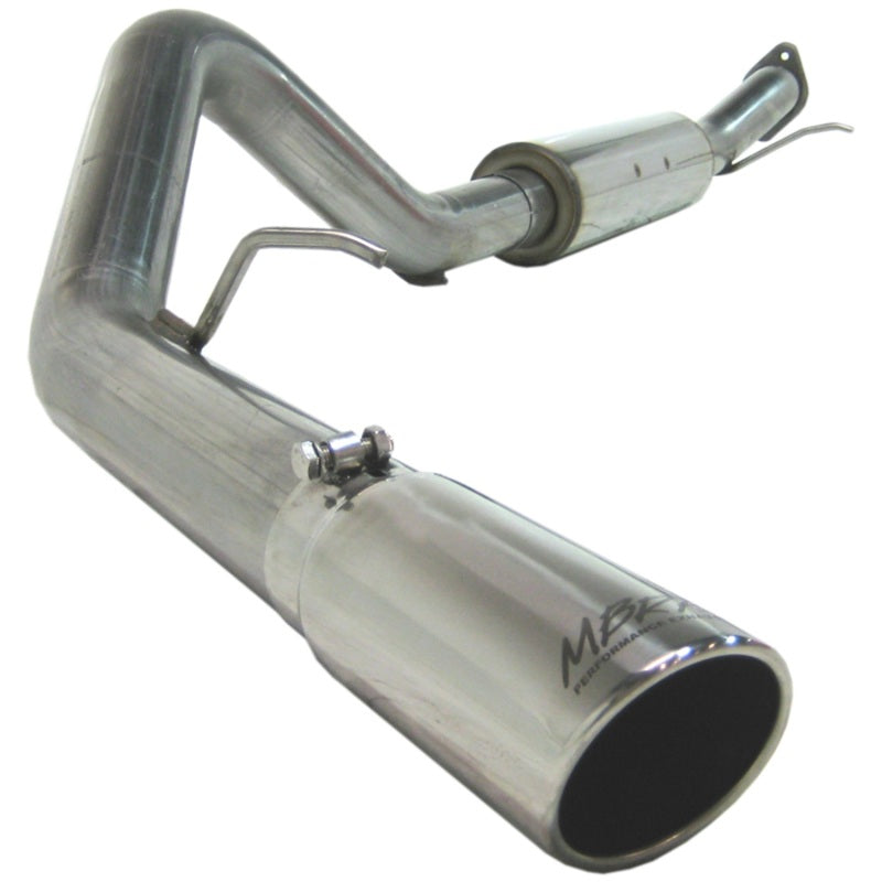 MBRP Armor Plus Series T409 stainless steel single-exit cat-back exhaust system for 2000-2006 Chevrolet Tahoe and GMC Yukon.