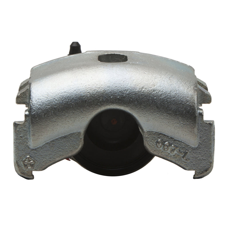 Silver zinc coated DFC Premium front left brake caliper, manufacturer part number 331-40077.