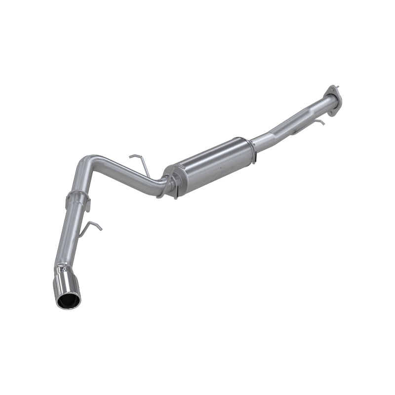 MBRP Armor Lite series single-side exit cat-back exhaust system with aluminized steel tubing and stainless steel tip