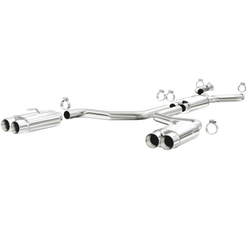 MagnaFlow 16837 Street Series stainless steel cat-back exhaust with quad 4-inch polished tips for 1992-1996 Corvette