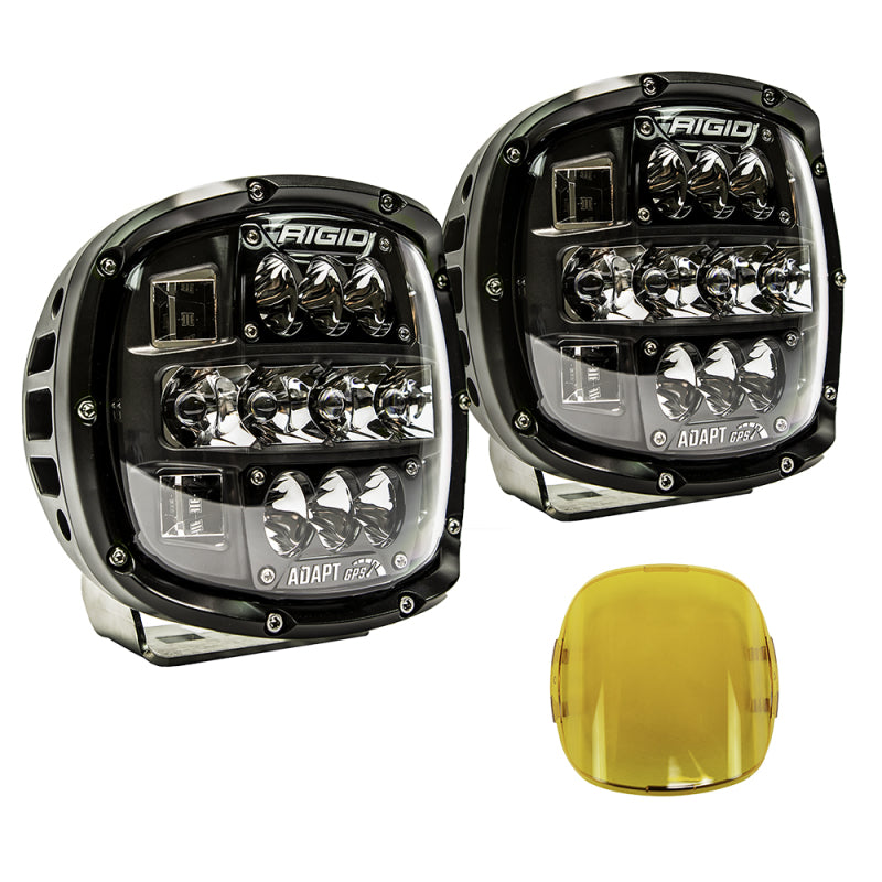 Rigid Adapt XP LED light pair with aluminum heat sink and polycarbonate lens