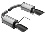 Roush Axle-Back Exhaust with Black Tips for 2015-2026 Ford Mustang (V6 / 2.3L EcoBoost)
