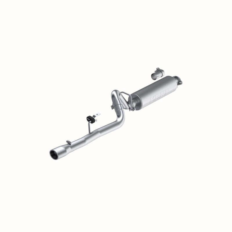 MBRP Armor Lite 2.5-inch aluminized steel single exit cat-back exhaust system for Jeep Cherokee.