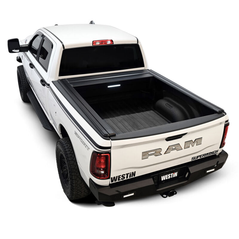 Westin Electric Retractable Tonneau Cover for 2019-2025 RAM 2500/3500 (6.4ft Bed) - Black