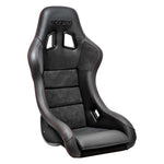 Sparco QRT-C Performance Carbon Fiber Racing Seat - Black/Red