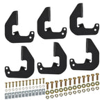Westin Outlaw Drop Nerf Step Bars - Textured Black - Fits Select 2014-2019 Chevy/GMC Silverado/Sierra 1500-3500 (Double Cab)