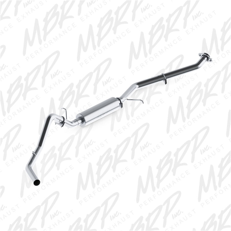 MBRP ARMOR LITE S5014P 3-inch aluminized steel cat-back exhaust for 2003-2007 Chevy/GMC 1500 trucks.