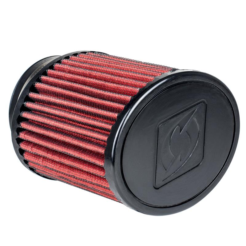 KraftWerks universal oval replacement air filter with 2.75-inch inner diameter inlet