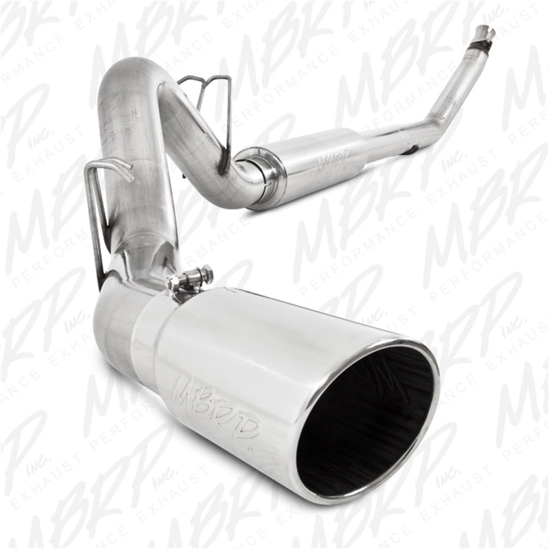 MBRP Armor Plus Series T409 stainless steel turbo-back single exit exhaust system for 1994-2002 Dodge Ram Cummins