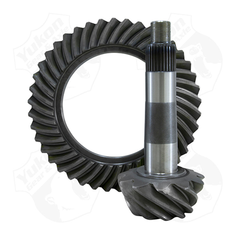 Yukon Gear 3.73 ratio ring and pinion gear set for GM 12-bolt truck differentials.