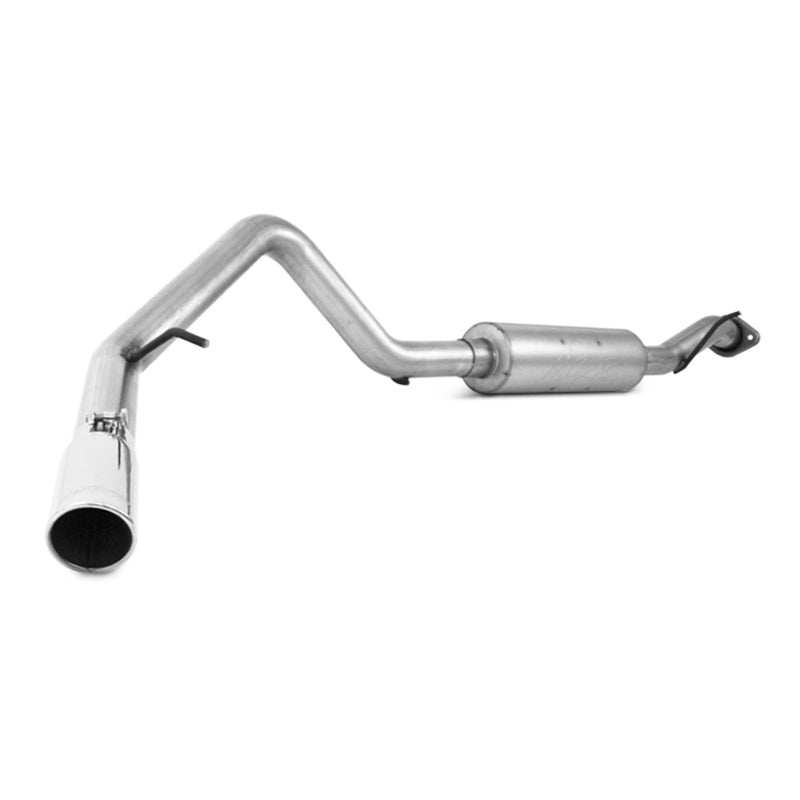 MBRP S5026AL aluminized cat-back exhaust system with single side exit and polished tip