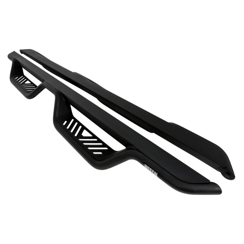 Westin Outlaw Drop Nerf Step Bars - Textured Black - Fits Select 2014-2019 Chevy/GMC Silverado/Sierra 1500-3500 (Double Cab)