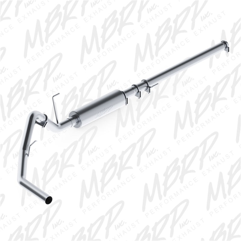 MBRP Armor Lite P Series aluminized steel cat-back exhaust system with single side exit pipe
