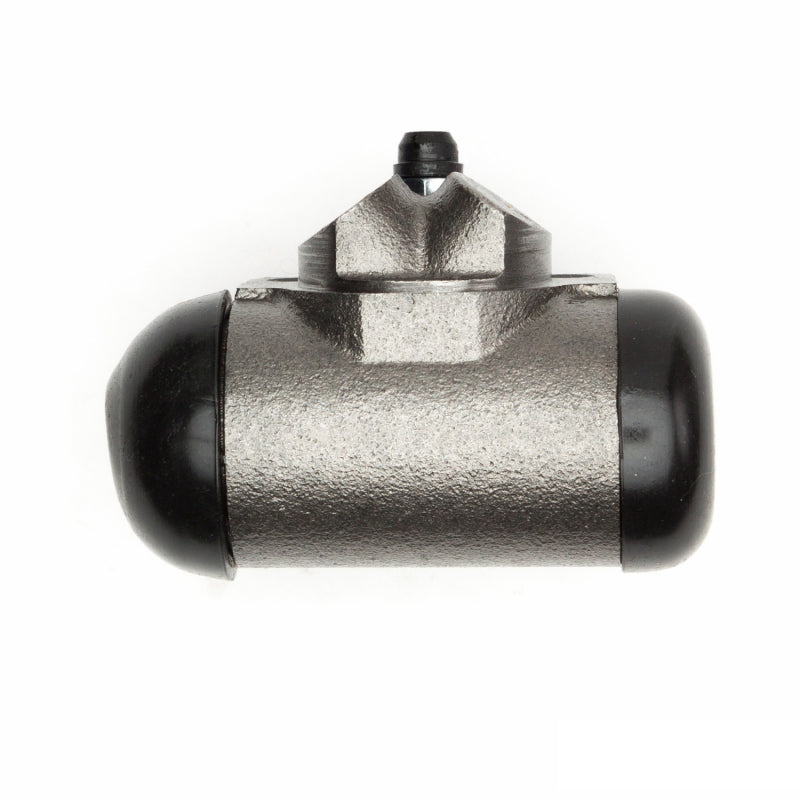 DFC drum brake wheel cylinder featuring hydraulic inlet port and protective rubber dust boots.