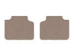 WeatherTech 16-26 BMW X1 28i / 18-26 BMW X2 28i Rear All-Weather Floor Mats - Tan