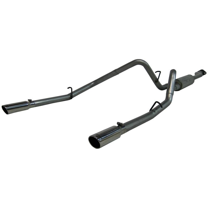 MBRP Armor Lite dual split rear exit cat-back exhaust system with stainless steel tips for 2003-2007 GM 1500 trucks