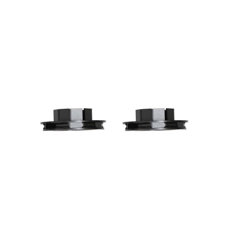 Skyjacker black powder-coated 1-piece tab-and-slot interlocked strut spacers for 2024-2025 Toyota Tacoma.