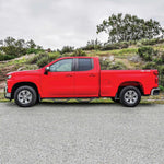 Westin Outlaw Drop Nerf Step Bars - Textured Black - Fits Select 2014-2019 Chevy/GMC Silverado/Sierra 1500-3500 (Double Cab)