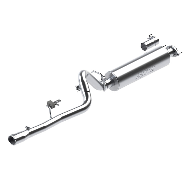 MBRP Armor Plus Series 2.5-inch T409 stainless steel cat-back exhaust system for 1986-2001 Jeep Cherokee